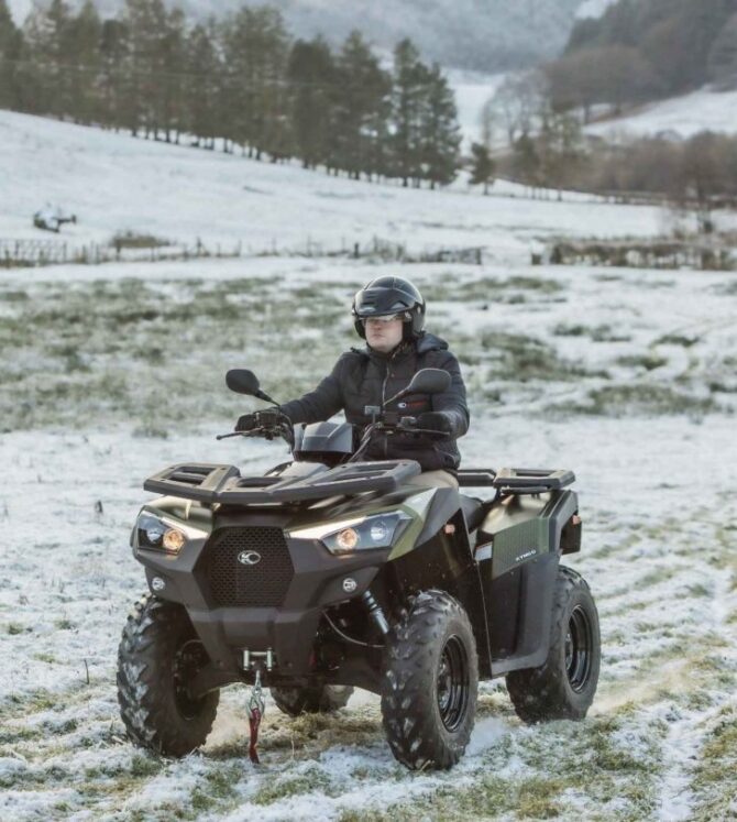 Quad KYMCO MXU 550i T3B : tout-terrain polyvalente, puissante et confortable